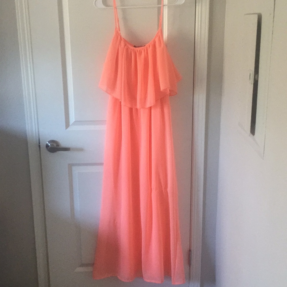 Atmosphere peach beach dress
